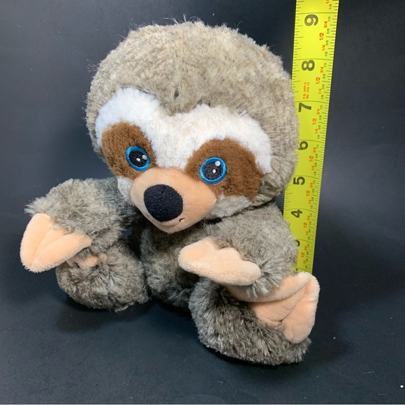 Gray and Brown Sloth Plush Lot of 4 - Stuffed Adventure Planet, Dan Dee, Spark - Picture 13 of 16